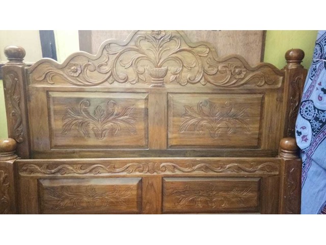 wooden cot second hand