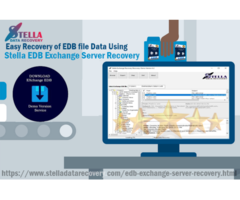Easy Recovery of EDB file Data Using Stella EDB Exchange Server Recovery - 1