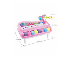 Fashion Music Electronic Organ Piano Keyboard with Unique Michrophone for Kids - Image 6/10