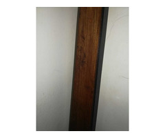 Wood and iron bed - Image 3/6