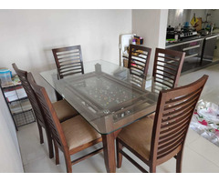 Glass Dining table set - Image 6/6