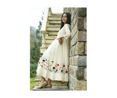 Bohemian Dresses Online | Cotton Maxi Dress- Diaries of Nomad - Image 1/2