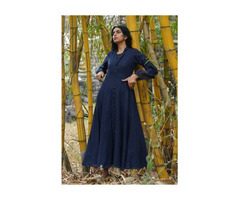 Bohemian Dresses Online | Cotton Maxi Dress- Diaries of Nomad - Image 2/2