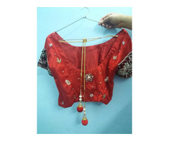 Red Bridal Lehnga with Designer Dupatta on reasonable price - Image 9/9