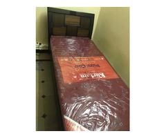 Cot and Mattress for urgent sale with closed racks - Image 1/4