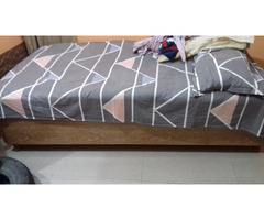 Wooden Box Bed - Image 1/2