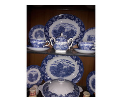 Myott the Hunter vintage dish and teapot, 120 piece set for sales. - Image 2/2