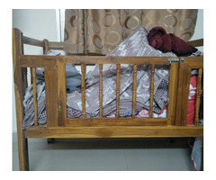 Wooden Crib and baby Swing - Image 2/4