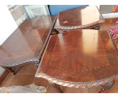 center table and 2 side tables - Image 1/2