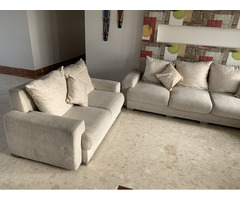 L shape 8 seater sofa - Image 1/3