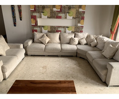 L shape 8 seater sofa - Image 3/3