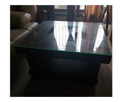 Centre - Coffee Table with glass top - Image 2/3