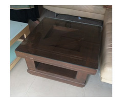 Centre - Coffee Table with glass top - Image 3/3