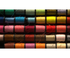 wide stripe fabric | cotton fabric design | orcaexports - Image 3/4
