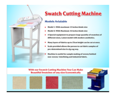 Fabric Swatch Cutters Manufacturers in India - Image 1/3