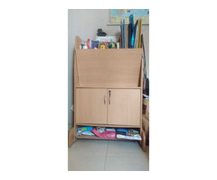 Foldable Study Table with storage - Image 1/3