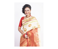 Exclusive Banarasi Silk Sarees online at a budget price - Image 2/3