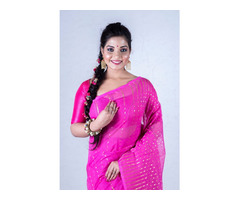 Buy Pure and Authentic Dhakai sarees online - Image 3/3