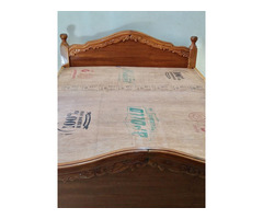 Queen Size Wooden Bed - 3