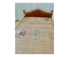 Queen Size Wooden Bed - 4