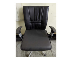 Black Leather Chair for Sale - Image 1/2