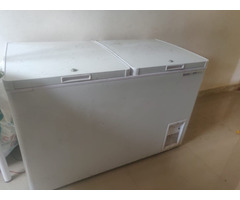 Voltas CF HT 320 DD P Double Door Deep Freezer, 320 Liters, White - Image 1/4