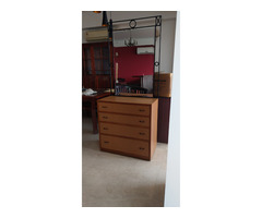 Dressing table/Chest of drawers Pinewood and wrought iron - Image 2/5