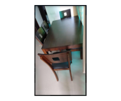 6 Seater Wooden Dining Table - Image 1/3