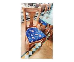 Pure Sagwan Teak Wood 6 seater dining table - Image 2/4