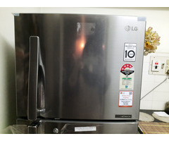 LG Double Door Refrigerator with stand 280L - Image 4/6
