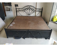 Wrought Iron king size bed - Image 1/2