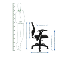 Almost new office Ergonomic chair, rarely used - Image 4/4
