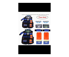 2 sets kids nerf protection and accessories set age 4-11 unisex - Image 1/10