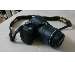 Product Nikon DSLR camera.Model d3100 with 55mm vr lens - Image 1/2