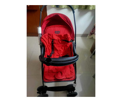 Almost new Baby Pram (LuvLap) and carrier (Chicco) - Image 1/8