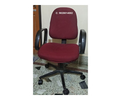 Office Chair Rich Maroon Colour - Image 2/3