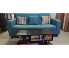 3 Seater Fabric Sofa - Image 3/3