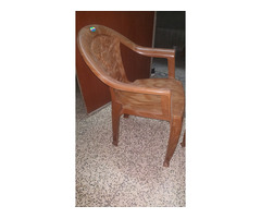 For SALE Nilkamal CHR 2060 Mid Back Chair With Arm - Pear Wood ( 4 PIECES ) - Image 2/5