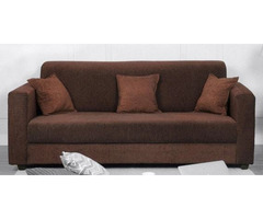 Comfortable 3 Seater Velvet Sofa - Image 2/2