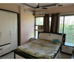 Twin Bed with ivory and white color, four door cupboard, 2 side tables, Mirror stand, Twin bed with - Image 3/10