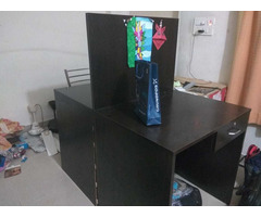 study table-double seat--branded, TV wall unit-branded , TV cabinet - Image 1/3