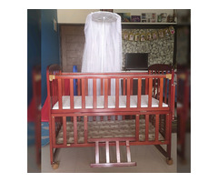 Luvlap baby wooden crib large for sale(2.6 years old) - Image 5/10