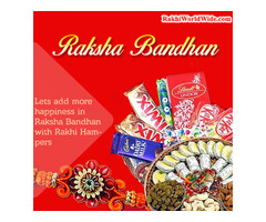 Send Rakhi with Dry Fruits Online to United Kingdom at Low Cost-Express Delivery - Image 1/4