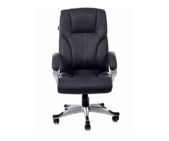 Leather office chair, executive chair, revolving type - Image 10/10