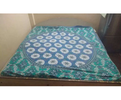 Good condition double bed with mattress. - Image 1/4