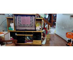 TV Stand with storage & TV - Image 1/3