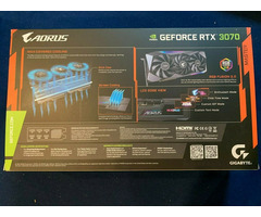 Brand New Gigabyte AORUS Master GeForce RTX 3070 8G Graphics Card - Image 1/2