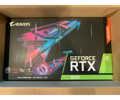Brand New Gigabyte AORUS Master GeForce RTX 3070 8G Graphics Card - Image 2/2