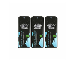 The Mouth Company Mouth Sanitizer Spray (Cool Mint) - World's First - Pack of 3 - Image 1/3