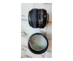 Nikon AF-S Nikkor 50mm F/1.8G lens with hood - Image 3/4